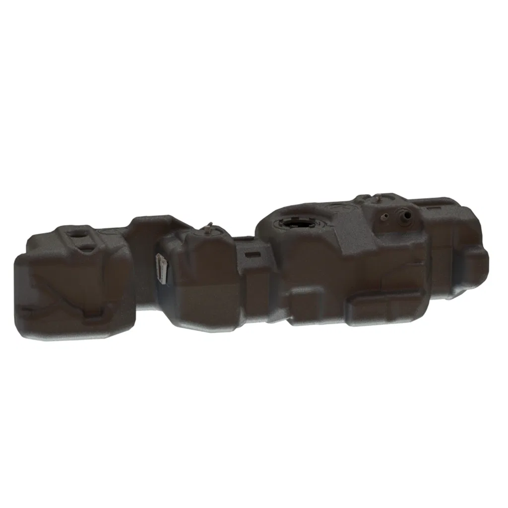 7020217 – TITAN FUEL Fuel Tank, 55 Gallon Capacity Diesel Mid-Ship Polyethylene With Steel Strap Set/ Cantilevered Fr...